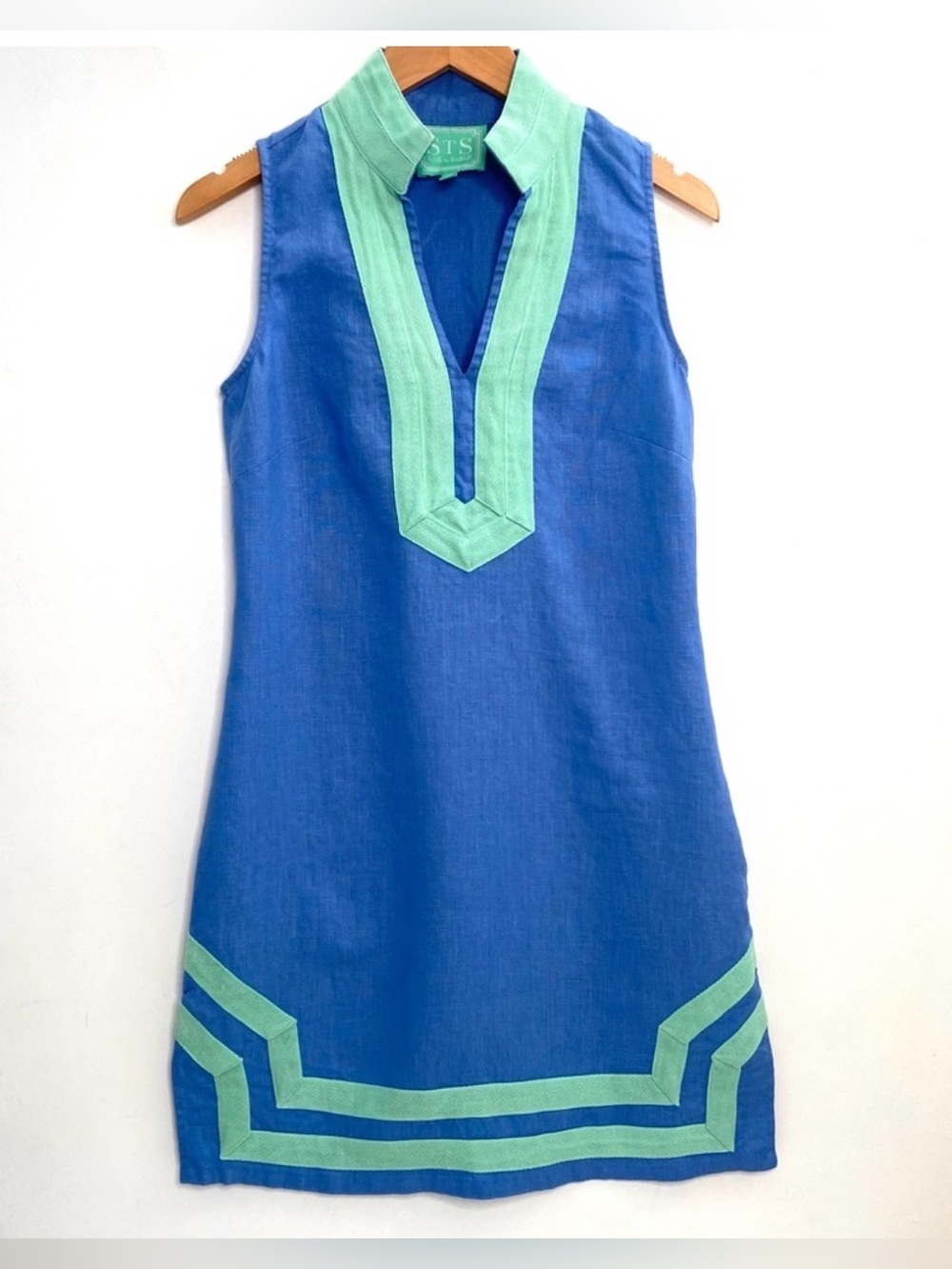 Sail to Sable Classic Linen Tunic Dress Size XS
